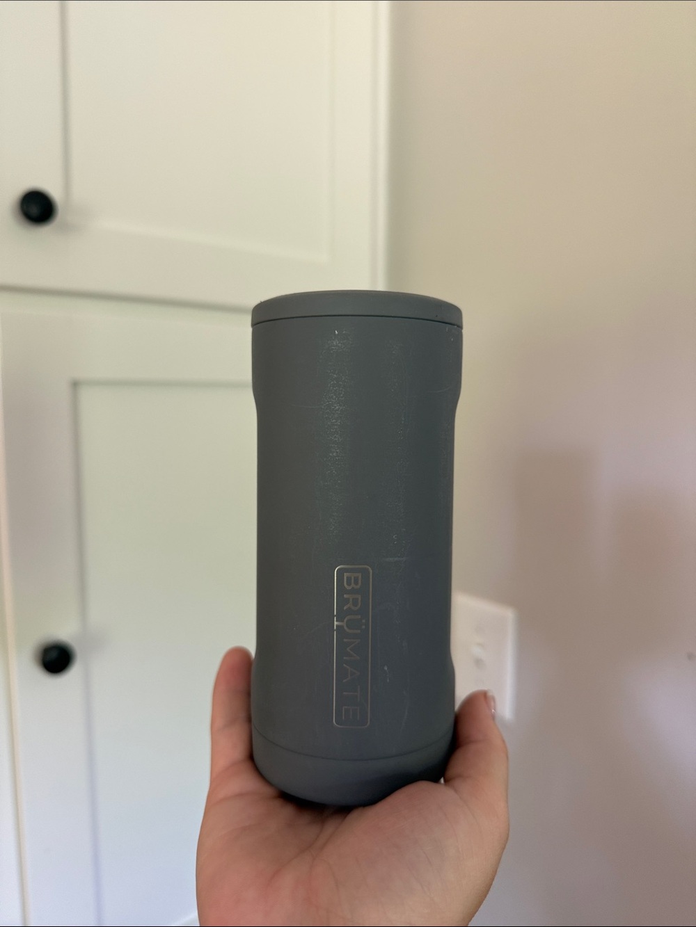 BrüMate Matte Gray Insulated Can Cooler